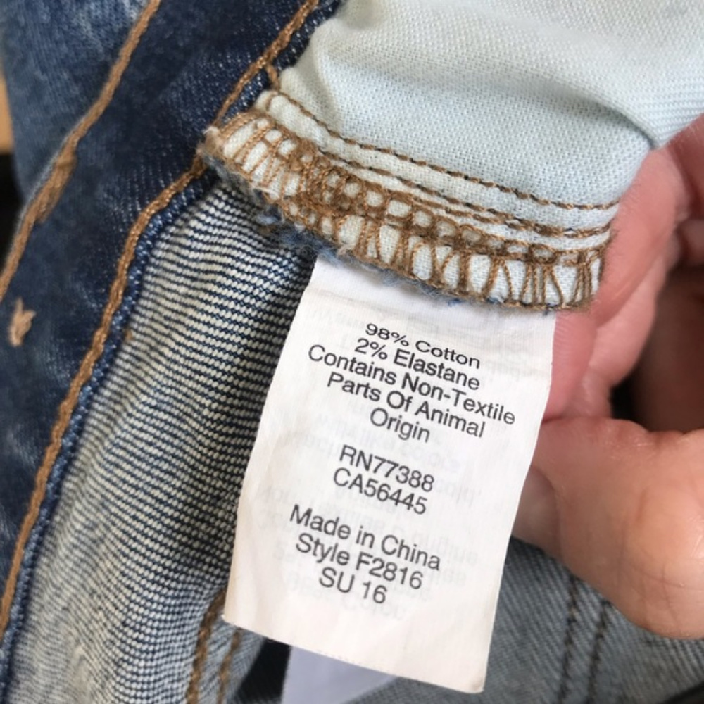 NWOT MADEWELL Straight Crop Jeans Crusier Ankle 25 - Picture 8 of 8